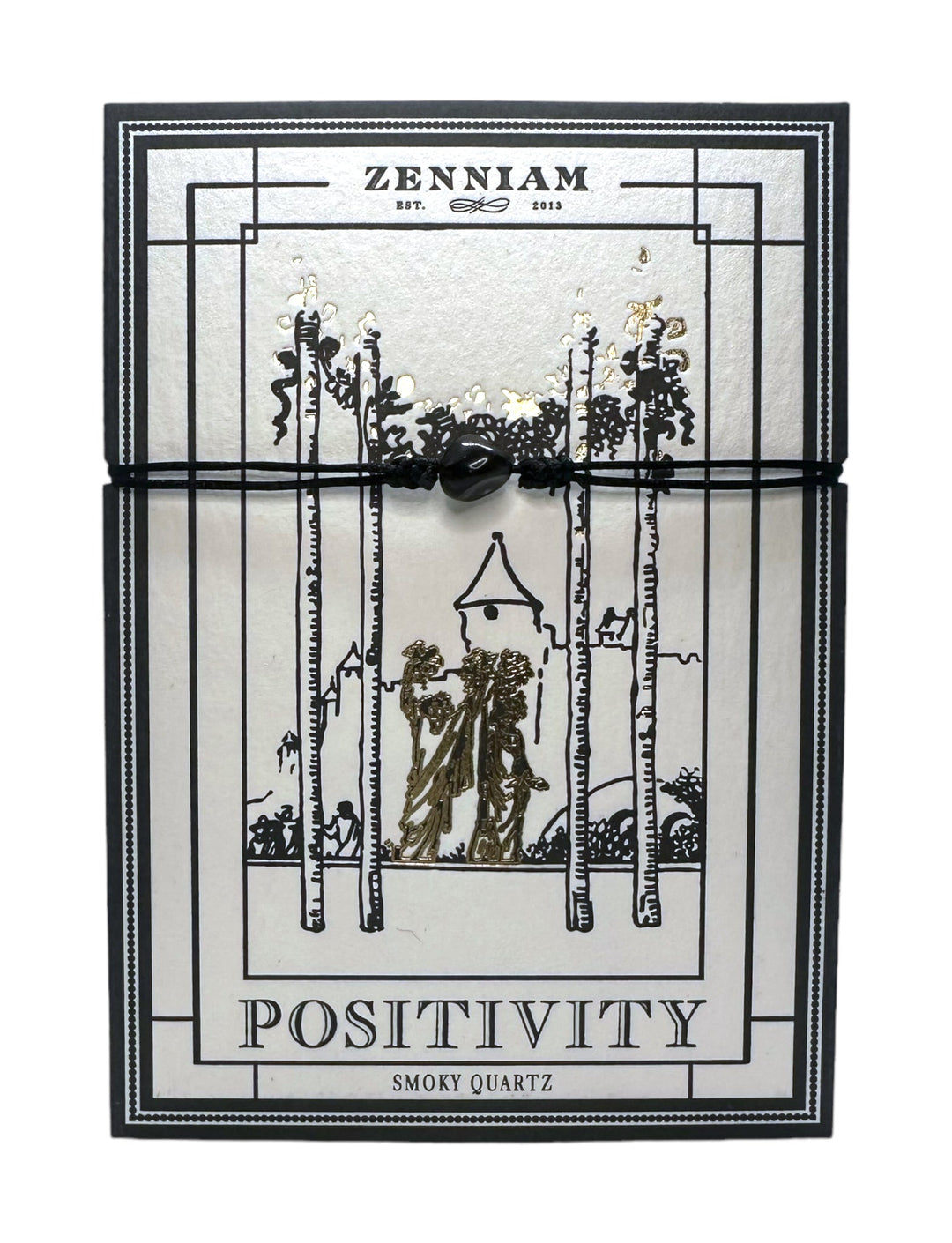Solitaire Positivity Bracelet